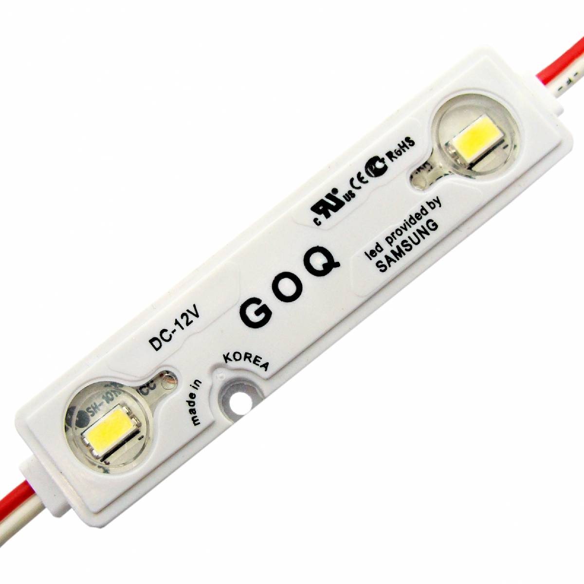 LED Modul GOQ SAMSUNG 2xLED 150 Grad kalt weiß Mini 10cm ☆ Oświetlenie Led  - Labs